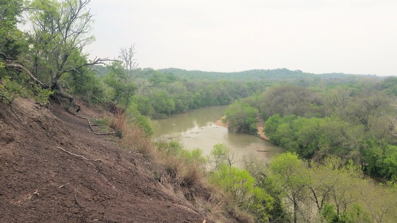 McKinney Roughs offers scenic views of the Colorado River when looking upriver from the Bluff Trail.