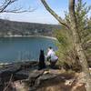 Overseeing Devils Lake, Wisconsin.