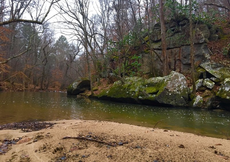 Sandbar on New Hope Creek.