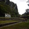 The ruins of a C&O Canal Lockhouse stand outside of Harper's Ferry.