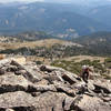 The final scramble up Pyramid Peak is a doozy.