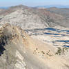 The stunning view of the Desolation Wilderness from the summit of Pyramid Peak leaves nothing to be desired.