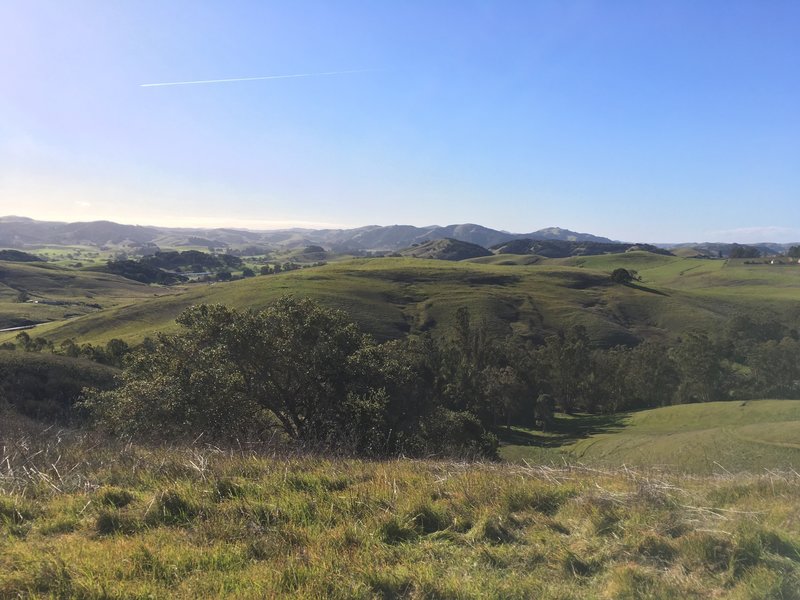 The view's not bad looking to the west from the Panorama Trail.