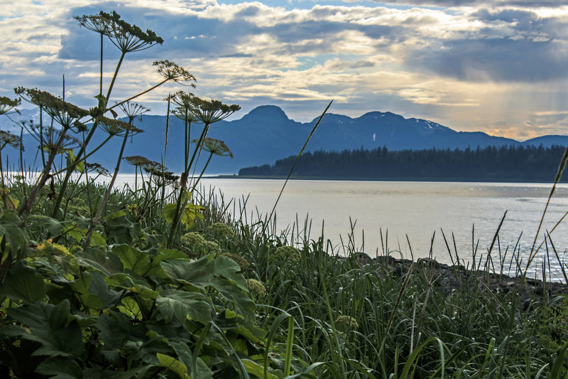 The Beach Trail offers a lovely view of a place where the mountains meet the sea.