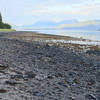 The Beach Trail takes visitors near a very rocky beach.