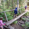 This bridge is just before the lake. Photo by Dolan Halbrook.