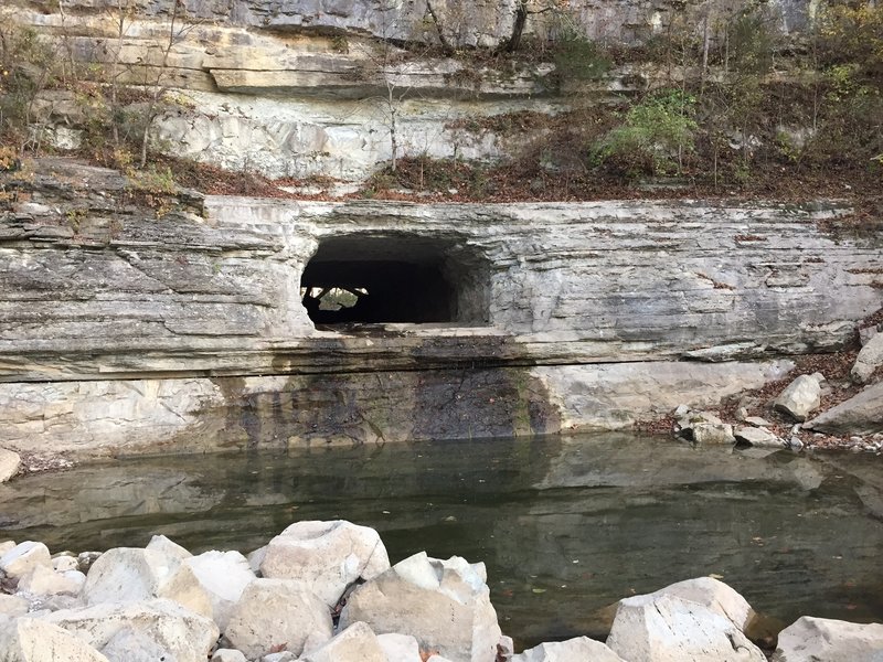 The Montgomery Bell Tunnel was originally built as a water-diversion tunnel.