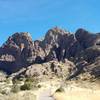 Incredible rocks abound above the Dripping Springs Trail.