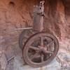 Old Machinery is displayed near the Last Chance Mine below Horseshoe Mesa.