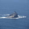 Tillamook Rock Lighthouse stands prominently off the coastline.