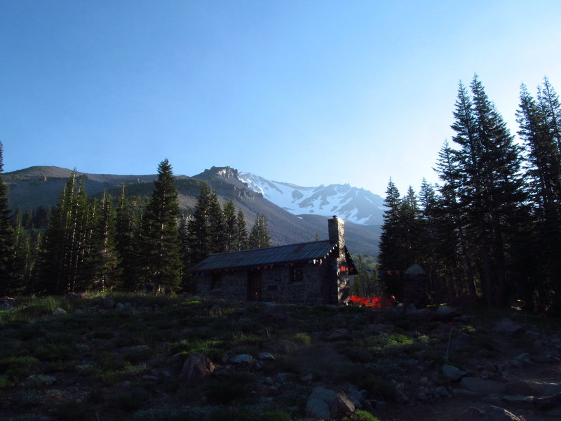 The Horse Camp below Mt. Shasta offers fantastic views of the mountain.