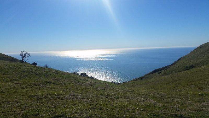 A gorgeous view awaits you from the ridgeline on Baldwin Ranch Road.