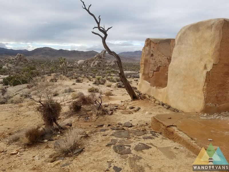 Ryan Ranch, in Joshua Tree National Park, offers fantastic views of its expansive desert surroundings.