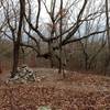 Indian Mound stands trailside on the Pine Mountain Trail.