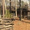 The Lakeside Trail offers an interesting look into a pioneer cabin.