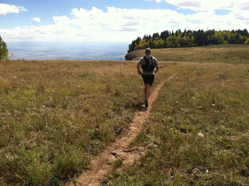 Beautiful views are on offer running toward the edge of Grand Mesa.