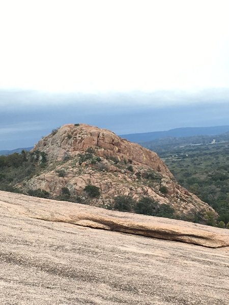 Hiking up the Summit Trail offers fantastic views of Enchanted Rock.