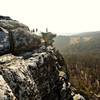 Be careful on the summit of Bonticou Crag, as some of the ledges are shallow.