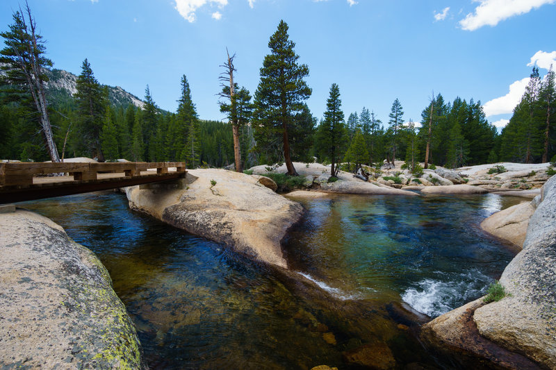 May lake outlet yosemite camping