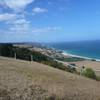 The view is beautiful looking east up the coast from Marriner's Lookout.