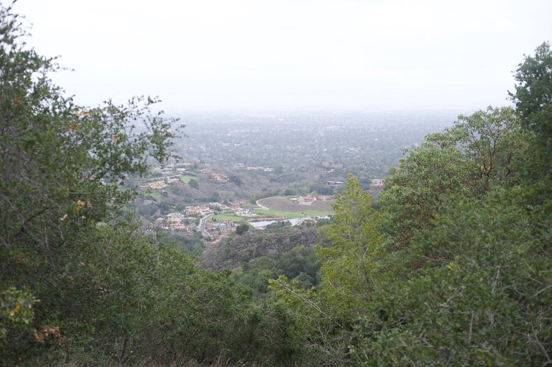 Even on cloudy days, you can see views of the Bay Area from the upper stretches of the trail.