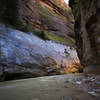 The Narrows stands soaked 2 days after a flash flood.