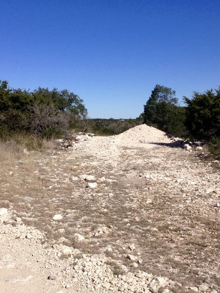 Keep your eyes peeled for this spot to access the entry point of The A.T. from the jeep road.