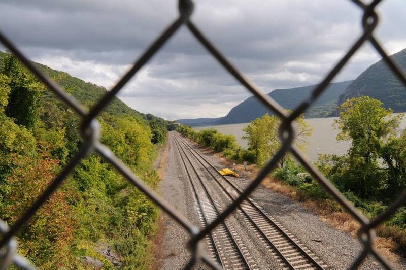 This is the little yellow train platform for the Metro back to NYC after completing Breakneck Ridge.