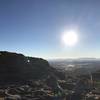 Enjoy a gorgeous view from atop the boulder.