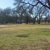 The southern entrance to Bob Woodruff Park offers ample space complete with a pavilion and plenty of grass.