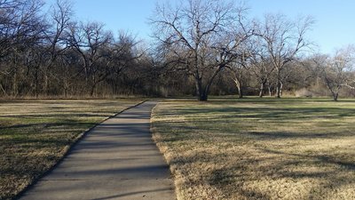 Enjoy ample space along the Bob Woodruff Trail.