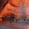 The wash and canyon walls are truly captivating near Jacob Hamblin Arch.