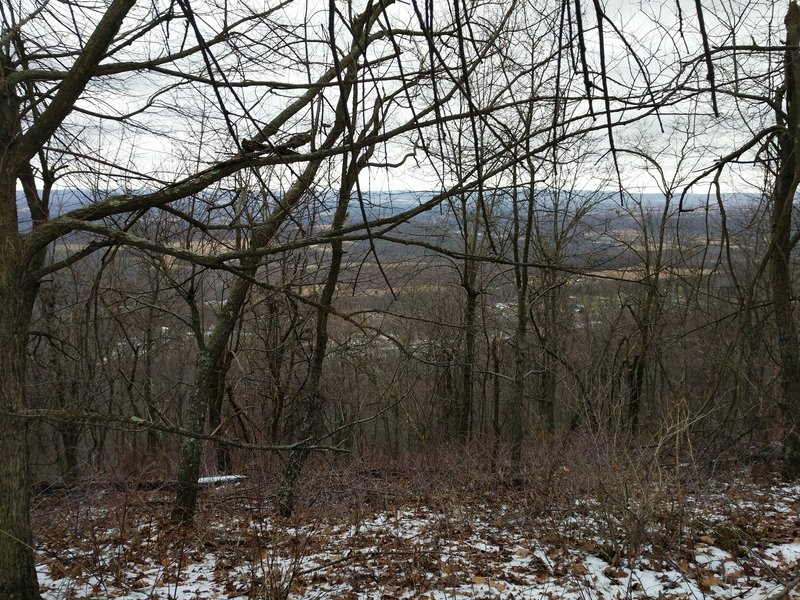 This view is from the top of the ridge overlooking Everett.