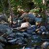 Hike after a rainfall and take in the views of the stream!