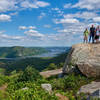 There's ample opportunity for group shots atop Popolopen Torne!