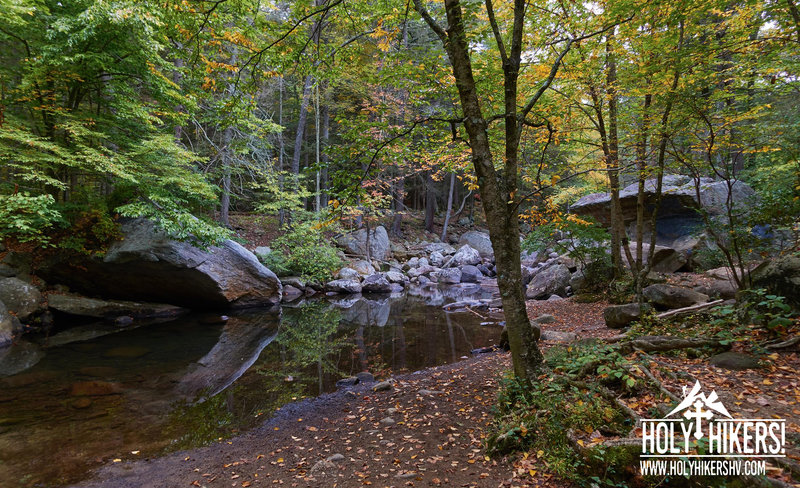 Just a few strides from the parking area, keep your eyes peeled for this beautiful spot.