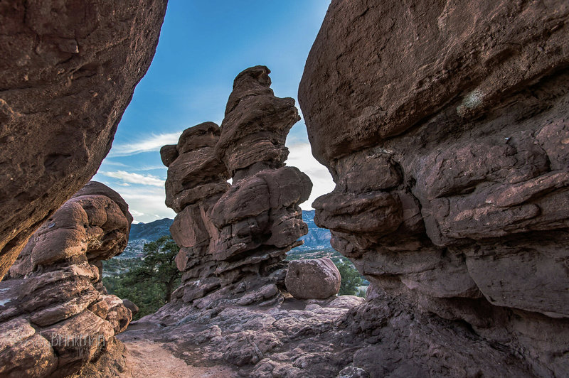 Siamese Twins hides just around the corner along the Palmer Trail.