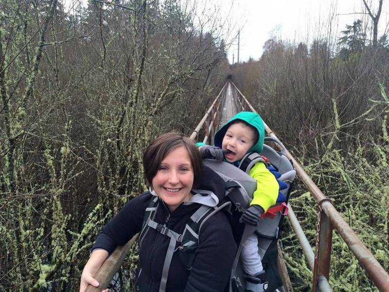 It's all smiles along our February hike on the Pipeline Trail.