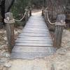 A sturdy bridge aids your passage along the Northwest Trail at Eagle Mountain Park.