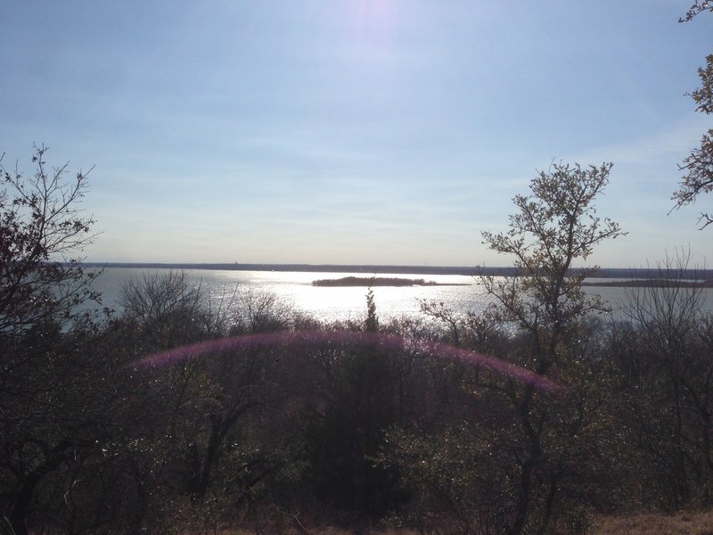 Enjoy this west-southwest view of Pelican Island from the Shoreline Trail.