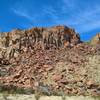 Huge cliffs mark the south side of Indian Head.