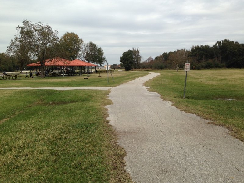 The Cullen Park Groeschke Complex sits just off to the side of the Cullen Park Bike and Hike Trail.