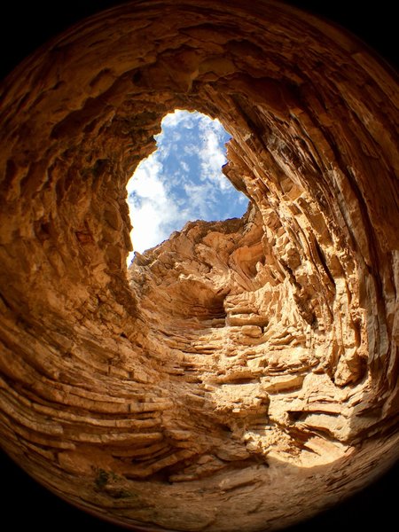 This gem of a rock formation lies just past the large tinaja.