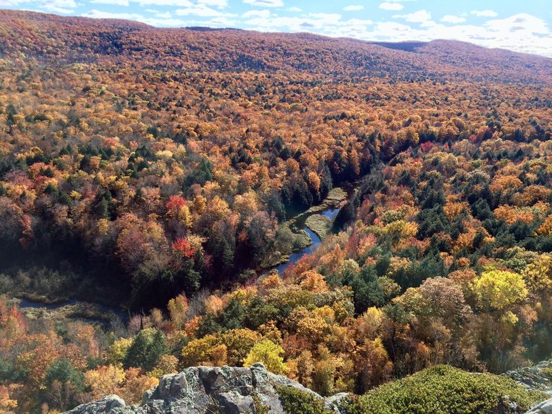 The Big Carp River comes alive in the fall.