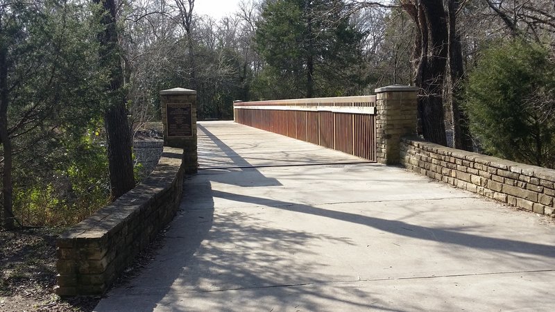 Spring Creek Nature Area touts beautiful bridges.