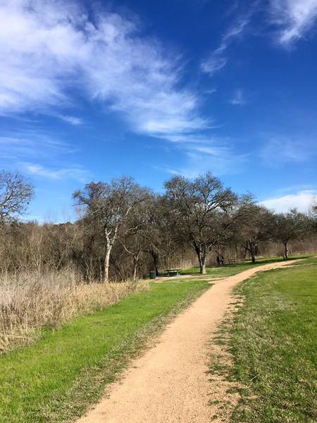 Make your way out to this part of the park for a few nice picnic tables and a smooth trail.