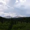 East and West Buffalo Peaks rise above the wilderness.