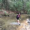 Navigate many creek crossings on the Lick Creek Trail.