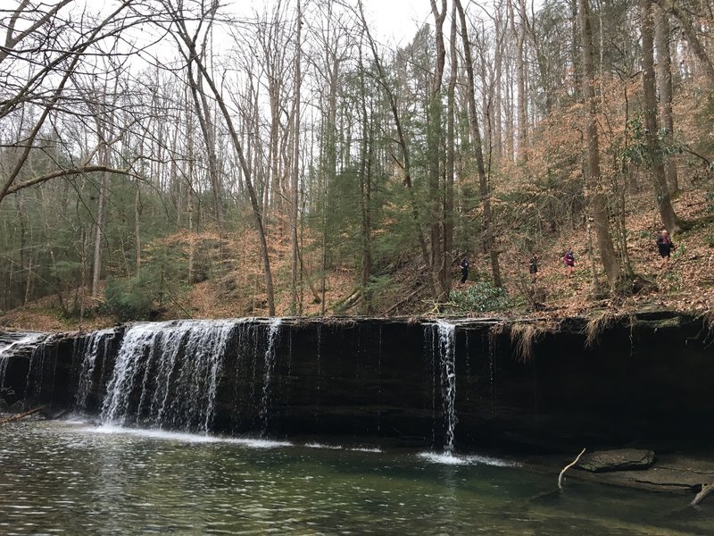 Running above Princess Falls is a pretty unique experience.