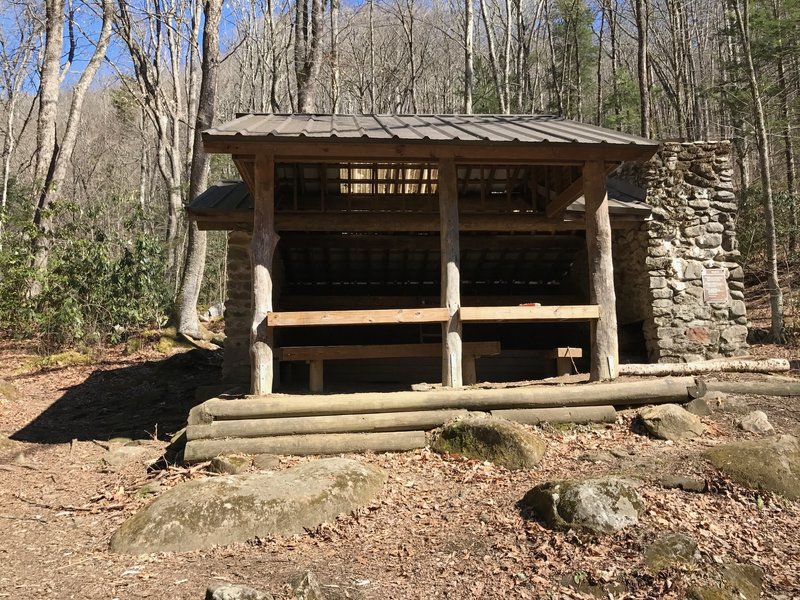 The Kephart Shelter is a fantastic place to lay your head after a long day.